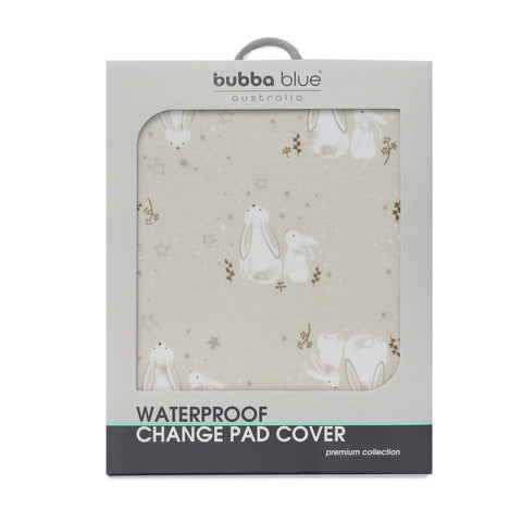 Bubba Blue Waterproof Change Mat Cover - Bunny Dreams