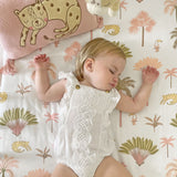 Lolli Living Cot Fitted Sheet - Tropical Mia