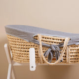 Childhome Corn Husk Moses Basket Liner Only Grey Clearance