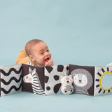 Taf Toys Savannah Black and White Tummy Book