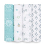 aden + anais Classic 4pk Swaddles Now and Zen