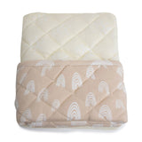 Bubba Blue Nordic Reversible Cot Quilt - Vanilla/latte