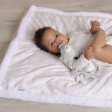 Bubba Blue Nordic Cuddle Blanket with Fleece Lining - Sand Rainbow