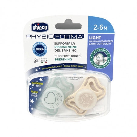 Chicco Soother PhysioForma Light Glow in the Dark