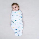 Aden & Anais Essentials wrap swaddle 3pack - Dino Rama 0-3 months S/M