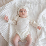 Fibre for Good Undyed Organic Cotton Long Sleeve Bodysuit