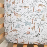 Living Textiles 2pk Cot Jersey Fitted Sheet - Wild Safari