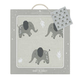 Living Textiles Whimsical Blanket - Elephant