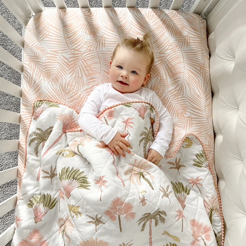 Lolli Living Cot Comforter - Tropical Mia