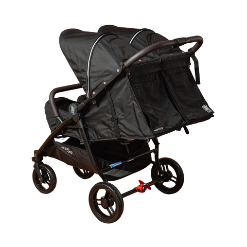 Valco Baby Slim Twin Stroller + Bonus Valco Cup Holder and Nappy Caddy