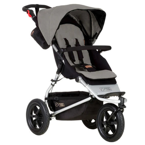 Mountain Buggy Urban Jungle Stroller + Carrycot Silver (ex-display)