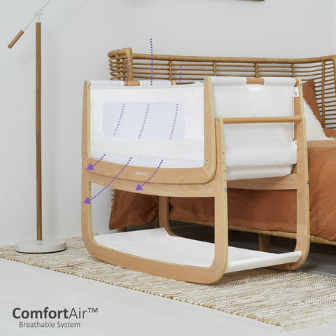 Snuzpod4 Co-sleeping Rocking Bassinet - Natural (ex-display pick up from store only)